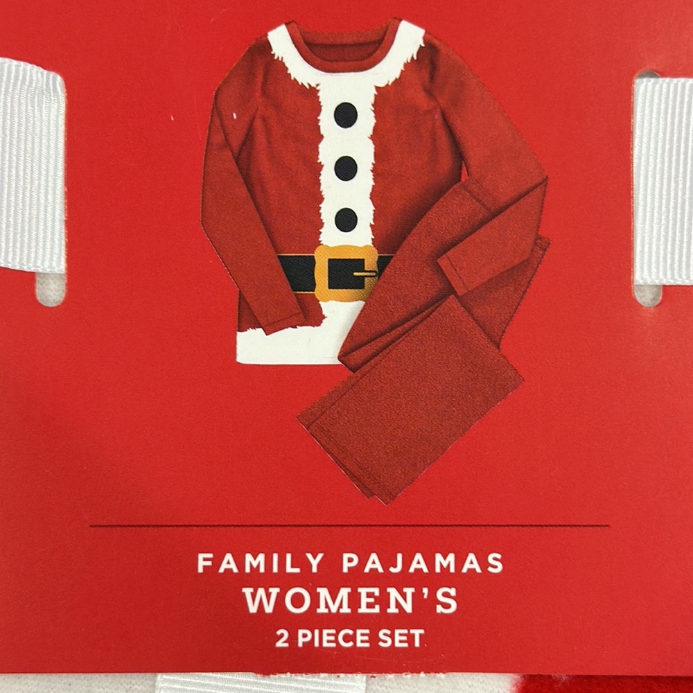 Santa Women’s 2 Piece Pajama Set - XL - Picture 1 of 4